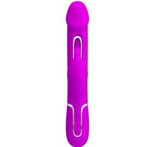 PRETTY LOVE – KAMPAS RABBIT 3 IN 1 MULTIFUNCTION VIBRATOR WITH TONGUE FUCHSIA Rabbit Vibrators | SEXstore.ie 3