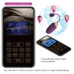 PRETTY LOVE – KLAY THRUSTING EGG VIBRATOR APP CONTROL PURPLE Balls, eggs and bullets | SEXstore.ie 28