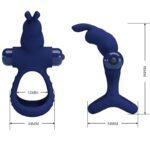 PRETTY LOVE – LUCHITO DOUBLE VIBRATING RING RABBIT BLUE Cock Rings | SEXstore.ie 20