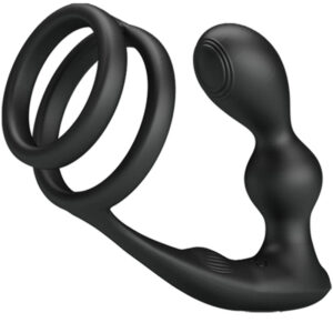 PRETTY LOVE – MARSHALL PENIS RING WITH VIBRATORY ANAL PLUG WITH REMOTE CONTROL Anal Sex Toys | SEXstore.ie