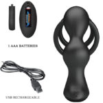 PRETTY LOVE – MARSHALL PENIS RING WITH VIBRATORY ANAL PLUG WITH REMOTE CONTROL Anal Sex Toys | SEXstore.ie 18