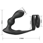 PRETTY LOVE – MARSHALL PENIS RING WITH VIBRATORY ANAL PLUG WITH REMOTE CONTROL Anal Sex Toys | SEXstore.ie 19