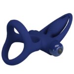 PRETTY LOVE – MAT DOUBLE RING WITH VIBRATION & STIMULATOR BLUE Cock Rings | SEXstore.ie 18