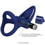 PRETTY LOVE – MAT DOUBLE RING WITH VIBRATION & STIMULATOR BLUE Cock Rings | SEXstore.ie 22