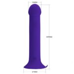 PRETTY LOVE – MURRAY YOUTH VIBRATING DILDO & RECHARGEABLE VIOLET Dildos | SEXstore.ie 15