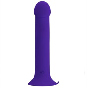 PRETTY LOVE – MURRAY YOUTH VIBRATING DILDO & RECHARGEABLE VIOLET Dildos | SEXstore.ie