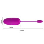 PRETTY LOVE – NYMPH VIBRATING EGG APP CONTROLLED PURPLE Balls, eggs and bullets | SEXstore.ie 24