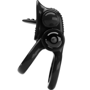 PRETTY LOVE – PASSIONATE RING DOUBLE VIBRATING RING + CLITORIS STIMULATOR BLACK Cock Rings | SEXstore.ie 3