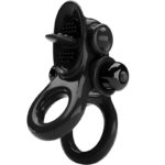 PRETTY LOVE – PASSIONATE RING DOUBLE VIBRATING RING + CLITORIS STIMULATOR BLACK Cock Rings | SEXstore.ie 10