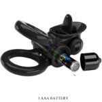 PRETTY LOVE – PASSIONATE RING DOUBLE VIBRATING RING + CLITORIS STIMULATOR BLACK Cock Rings | SEXstore.ie 12