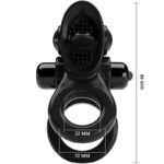 PRETTY LOVE – PASSIONATE RING DOUBLE VIBRATING RING + CLITORIS STIMULATOR BLACK Cock Rings | SEXstore.ie 13