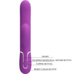 PRETTY LOVE – PERLITA 3 IN 1 MULTIFUNCTION RABBIT VIBRATOR  PURPLE Rabbit Vibrators | SEXstore.ie 17