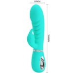 PRETTY LOVE – PRESCOTT MULTIFUNCTION G-SPOT VIBRATOR AQUA GREEN G-spot Vibrators | SEXstore.ie 17