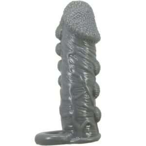 PRETTY LOVE – REALISTIC PENIS ENLARGER AND DELAY SLEEVE GREY Penis Extenders & Sleeves | SEXstore.ie 3