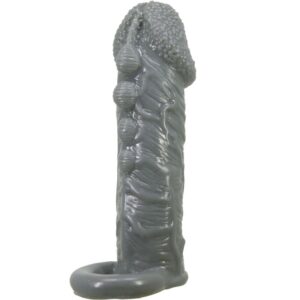 PRETTY LOVE – REALISTIC PENIS ENLARGER AND DELAY SLEEVE GREY Penis Extenders & Sleeves | SEXstore.ie