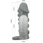 PRETTY LOVE – REALISTIC PENIS ENLARGER AND DELAY SLEEVE GREY Penis Extenders & Sleeves | SEXstore.ie 18