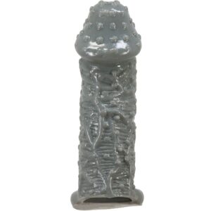 PRETTY LOVE – REALISTIC PENIS ENLARGER AND DELAY SLEEVE MODEL 2 GREY Penis Extenders & Sleeves | SEXstore.ie