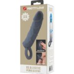 PRETTY LOVE – REALISTIC SKIN PENIS SLEEVE DARK GREY Penis Extenders & Sleeves | SEXstore.ie 15