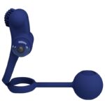 PRETTY LOVE – REMINGTON DOUBLE VIBRATING RING WITH PLUG BLUE Cock Rings | SEXstore.ie 15