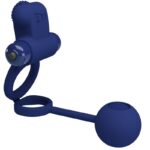 PRETTY LOVE – REMINGTON DOUBLE VIBRATING RING WITH PLUG BLUE Cock Rings | SEXstore.ie 16