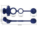 PRETTY LOVE – REMINGTON DOUBLE VIBRATING RING WITH PLUG BLUE Cock Rings | SEXstore.ie 19