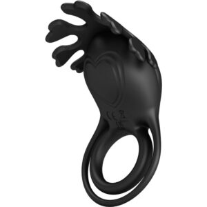PRETTY LOVE – RUBEN VIBRATOR RING 7 VIBRATIONS BLACK SILICONE Cock Rings | SEXstore.ie 3