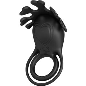 PRETTY LOVE – RUBEN VIBRATOR RING 7 VIBRATIONS BLACK SILICONE Cock Rings | SEXstore.ie
