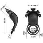 PRETTY LOVE – RUBEN VIBRATOR RING 7 VIBRATIONS BLACK SILICONE Cock Rings | SEXstore.ie 18