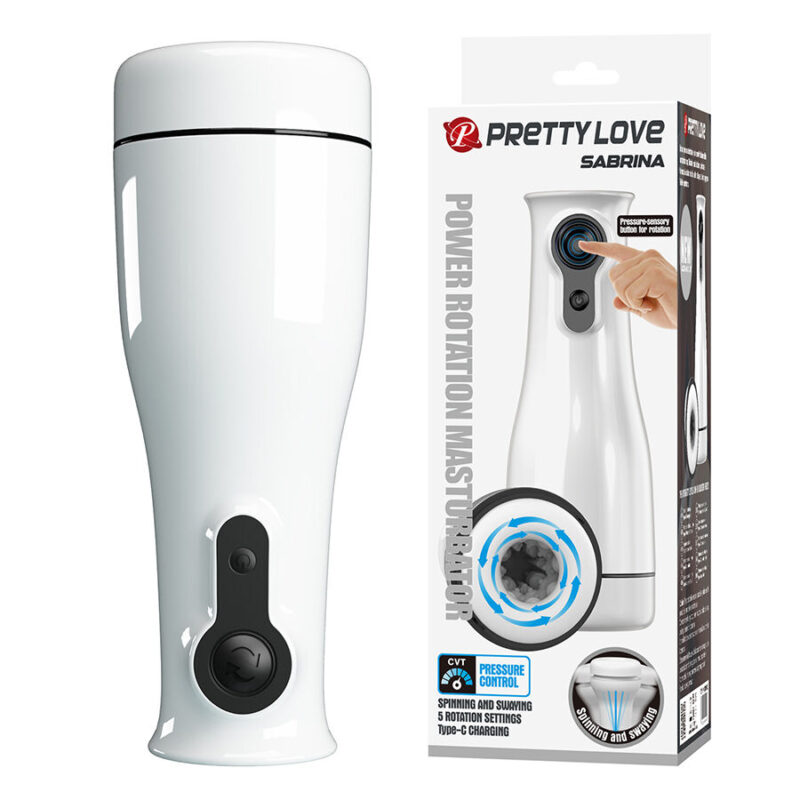 PRETTY LOVE – SABRINA ROTATING AND ROCKING MALE MASTURBATOR Automatic Masturbators | SEXstore.ie 5