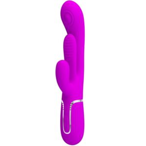 PRETTY LOVE – SHANIA TRIPLE RABBIT VIBRATOR MULTIFUNCTION PINK Rabbit Vibrators | SEXstore.ie