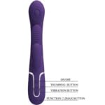 PRETTY LOVE – SHANIA TRIPLE RABBIT VIBRATOR MULTIFUNCTION PURPLE Rabbit Vibrators | SEXstore.ie 22