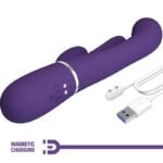 PRETTY LOVE – SHANIA TRIPLE RABBIT VIBRATOR MULTIFUNCTION PURPLE Rabbit Vibrators | SEXstore.ie 24