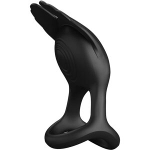 PRETTY LOVE – SILAS VIBRANT PENIS RING 7 VIBRATIONS BLACK SILICONE Cock Rings | SEXstore.ie 3