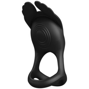 PRETTY LOVE – SILAS VIBRANT PENIS RING 7 VIBRATIONS BLACK SILICONE Cock Rings | SEXstore.ie