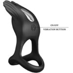 PRETTY LOVE – SILAS VIBRANT PENIS RING 7 VIBRATIONS BLACK SILICONE Cock Rings | SEXstore.ie 19