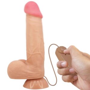 PRETTY LOVE – SLIDING SKIN SERIES REALISTIC DILDO WITH SLIDING SKIN SUCTION CUP REMOTE CONTROL FLESH 21.8 CM Dildos | SEXstore.ie