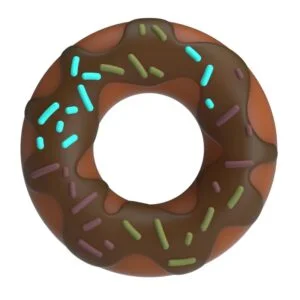 PRETTY LOVE – SUPER DONUT PENIS RING BROWN Cock Rings | SEXstore.ie