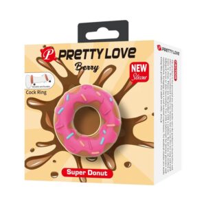 PRETTY LOVE – SUPER DONUT PENIS RING PINK Cock Rings | SEXstore.ie 3
