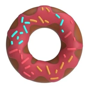 PRETTY LOVE – SUPER DONUT PENIS RING PINK Cock Rings | SEXstore.ie