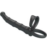PRETTY LOVE – TATUM VIBRATING PENIS RING WITH PLUG 10 VIBRATIONS BLACK Cock Rings | SEXstore.ie 13