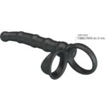 PRETTY LOVE – TATUM VIBRATING PENIS RING WITH PLUG 10 VIBRATIONS BLACK Cock Rings | SEXstore.ie 18