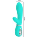 PRETTY LOVE – THOMAS MULTIFUNCTION G-SPOT VIBRATOR AQUA GREEN Rabbit Vibrators | SEXstore.ie 17