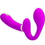 PRETTY LOVE – THUNDERBIRD DOUBLE STRAP-ON VIBRATOR REMOTE CONTROL PURPLE Sex Toys | SEXstore.ie 13