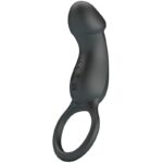 PRETTY LOVE – TRAE VIBRATING BLACK RING WITH STIMULATOR Cock Rings | SEXstore.ie 10