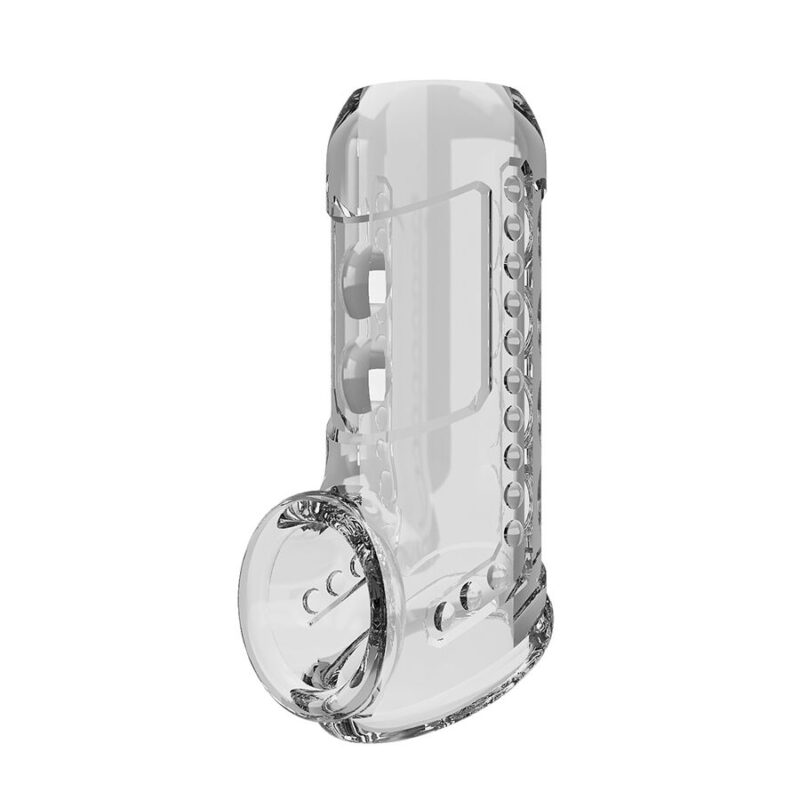 PRETTY LOVE – TRANSPARENT TEXTURED PENIS SHEATH Penis Extenders & Sleeves | SEXstore.ie 5