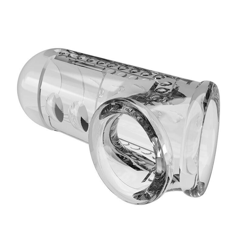 PRETTY LOVE – TRANSPARENT TEXTURED PENIS SHEATH Penis Extenders & Sleeves | SEXstore.ie 8