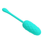 PRETTY LOVE – VIBRATING EGG WITH AQUA GREEN RECHARGEABLE MARINE TEXTURE Balls, eggs and bullets | SEXstore.ie 16