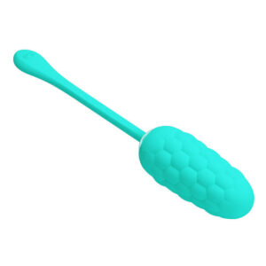 PRETTY LOVE – VIBRATING EGG WITH AQUA GREEN RECHARGEABLE MARINE TEXTURE Balls, eggs and bullets | SEXstore.ie