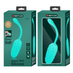 PRETTY LOVE – VIBRATING EGG WITH AQUA GREEN RECHARGEABLE MARINE TEXTURE Balls, eggs and bullets | SEXstore.ie 24