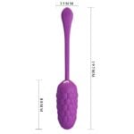 PRETTY LOVE – VIBRATING EGG WITH PURPLE RECHARGEABLE MARINE TEXTURE Balls, eggs and bullets | SEXstore.ie 18